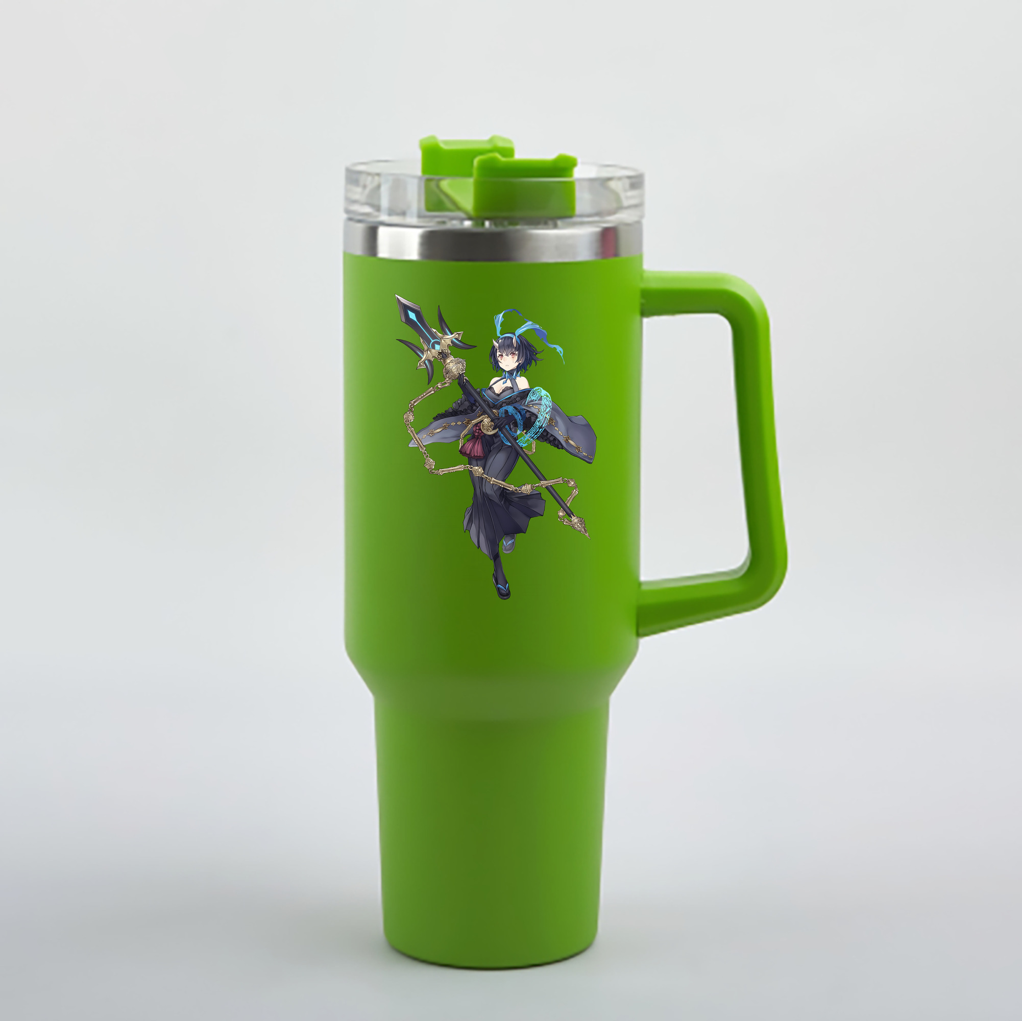 （画像用） 転スラ Regarding Reincarnated to Slime 1200mL車用タンブラー - クリスタルステッカー（プラスチックストロー付き）